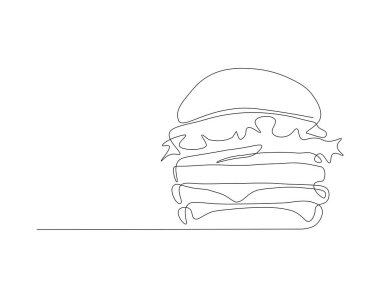 Oyuncak ayının kesintisiz çizimi. Bir sıra oyuncak ayı. Bebek Devamlı Çizgi Sanatı. Düzenlenebilir Özet.