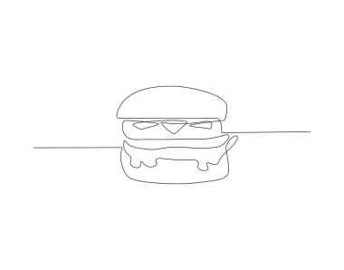 Oyuncak ayının kesintisiz çizimi. Bir sıra oyuncak ayı. Bebek Devamlı Çizgi Sanatı. Düzenlenebilir Özet.