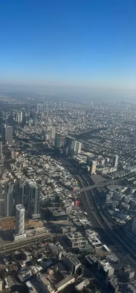 tel-aviv ve merkez İsrail 'in hava manzarası