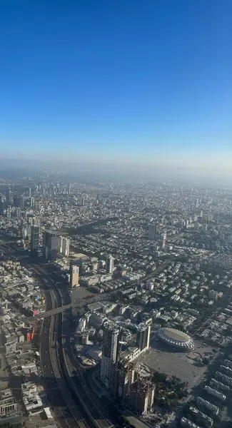 tel-aviv ve merkez İsrail 'in hava manzarası