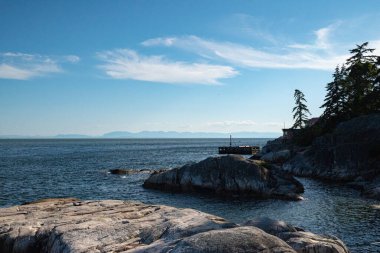 Vancouver Adası kıyıları, Britanya Kolombiyası, Kanada yazın