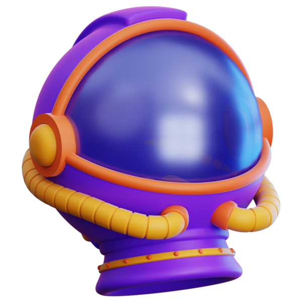 Web, uygulama, bilgi vs. için astronot 3d illüstrasyonu