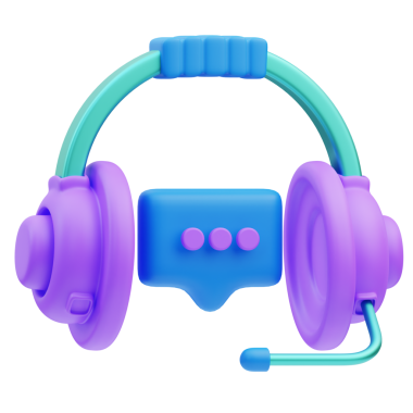 Sanal 3D Görüntü Asistanı Beyaz Arkaplanda İzole Edildi