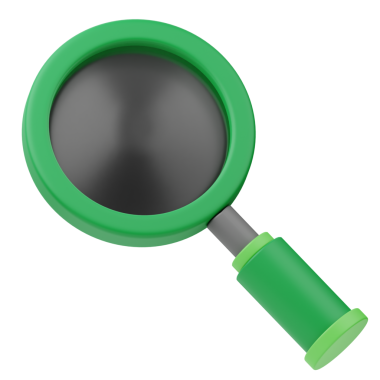 Beyaz Arkaplanda İzole Edilmiş 3B Resimleri Büyüt