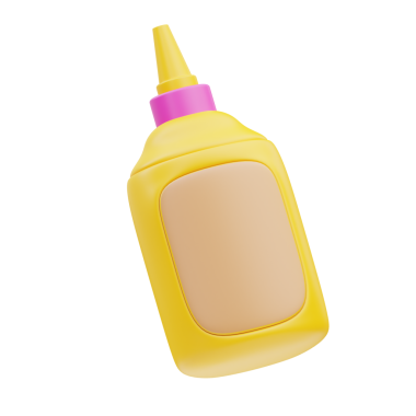 Yapıştırıcı 3B Resimleri Beyaz Arkaplanda İzole Edildi