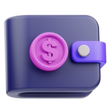 Tasarruf Büyümesi 3B Görüntü Beyaz Arkaplanda İzole Edildi