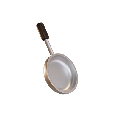 Teflon 3D Görüntü Beyaz Arkaplanda İzole Edildi