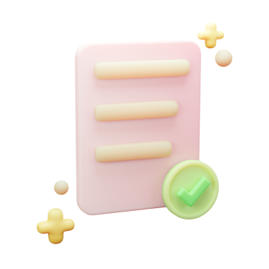 Başarı Raporu, 3D Görüntü Beyaz Arkaplanda İzole Edildi  