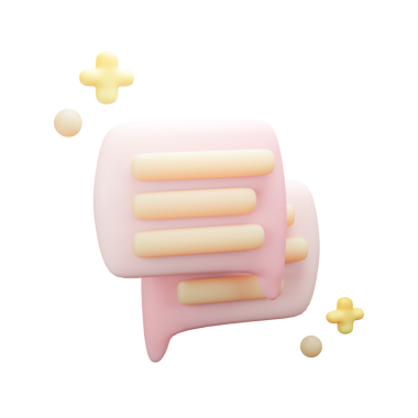 Sohbet, 3D Görüntü Beyaz Arkaplanda İzole Edildi  