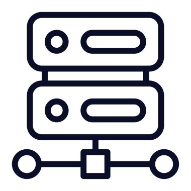 Büyük Veri, Beyaz Arkaplanda Vektör Resimleri  