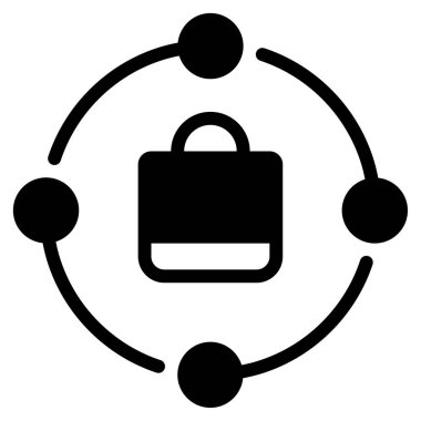 E- ticaret Bütünleşmesi, Beyaz Arkaplan Üzerine Basit Vektör İllüstrasyonu 