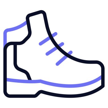 Yürüyüş Önyükleme Simgesi, Beyaz Arkaplanda Basit Vektör İllüstrasyonu 