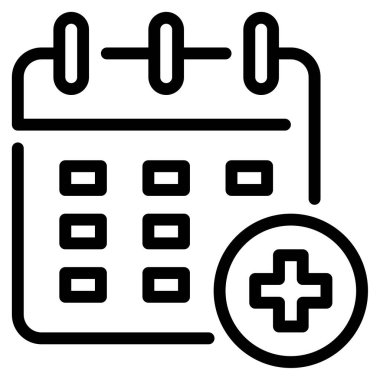 Yıllık Denetim Simgesi, Beyaz Arkaplan Basit Vektör ResmiComment