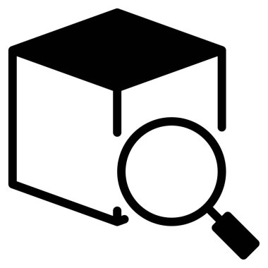 Blockchain Explorer Simgesi, Beyaz Arkaplan Basit Vektör Resimleri