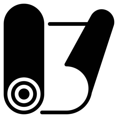 Mat Simgesi Egzersizi, Beyaz Arkaplan Basit Vektör İllüstrasyonu