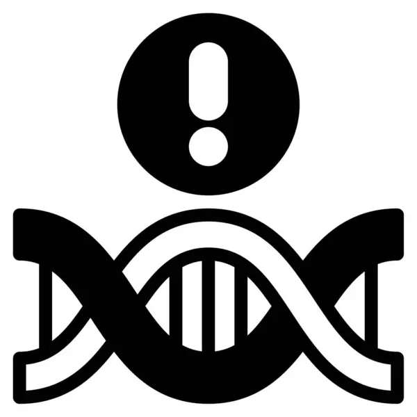 Biyo Bilgilendirme Simgesi, Beyaz Arkaplanda Basit Vektör İllüstrasyonu