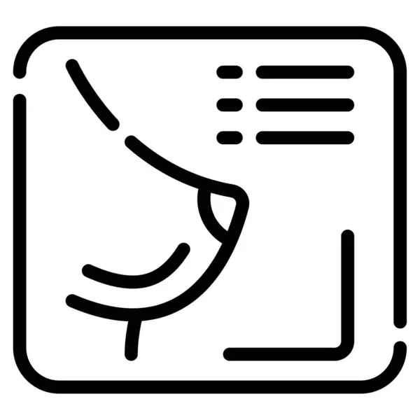 Mammogram Ekran Simgesi, Beyaz Arkaplan Basit Vektör ResmiComment