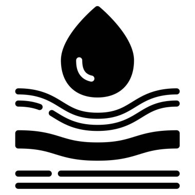 Işıl Dayanıklılık Simgesi, Beyaz Arkaplanda Basit Vektör İllüstrasyonu