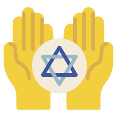 Lütuf Simgesi, Beyaz Arkaplanda Basit Vektör İllüstrasyonu