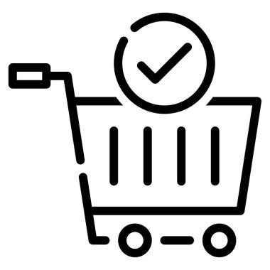 Beyaz Arkaplanda Basit Vektör İllüstrasyonuna Bak