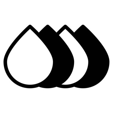 CMYK Simgesi, Beyaz Arkaplanda Basit Vektör İllüstrasyonu