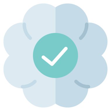 Bilişsel Davranış Terapisi Simgesi, Beyaz Arkaplan Üzerine Basit Vektör İllüstrasyonu 