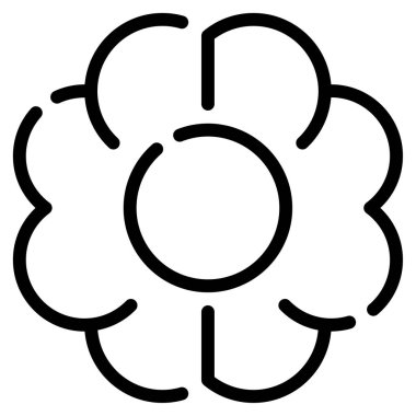 Bilişsel Davranış Terapisi Simgesi, Beyaz Arkaplan Üzerine Basit Vektör İllüstrasyonu 