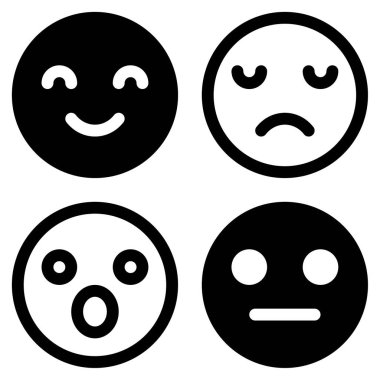 Yaratıcı İfade Simgesi, Beyaz Arkaplanda Basit Vektör İllüstrasyonu 