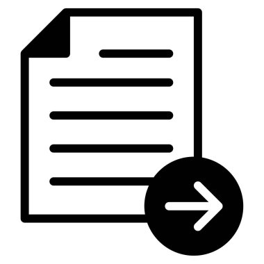 Veri Aktarma Simgesi, Beyaz Arkaplanda Basit Vektör İllüstrasyonu 