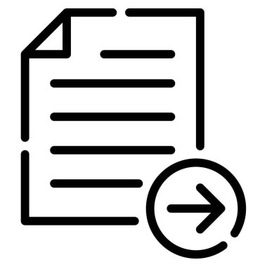 Veri Aktarma Simgesi, Beyaz Arkaplanda Basit Vektör İllüstrasyonu 