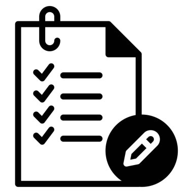 Tasarım Özeti Simgesi, Beyaz Arkaplanda Basit Vektör İllüstrasyonu 