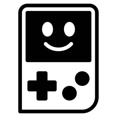 Esports Maskot Simgesi, Beyaz Arkaplanda Basit Vektör İllüstrasyonu 