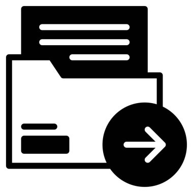 Veri Simgesini Dışarıya Aktar, Beyaz Arkaplanda Basit Vektör İllüstrasyonu 