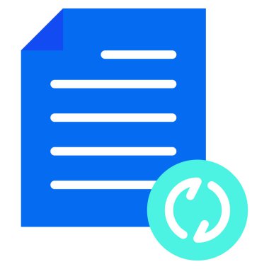 Dosya Alma Simgesi, Beyaz Arkaplanda Basit Vektör İllüstrasyonu 