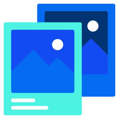 Çerçeve Simgesi, Beyaz Arkaplanda Basit Vektör İllüstrasyonu 