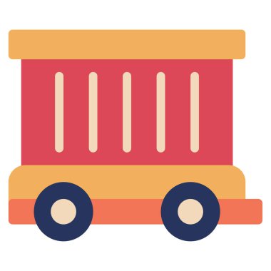 Yük Simgesi, Beyaz Arkaplanda Basit Vektör İllüstrasyonu 