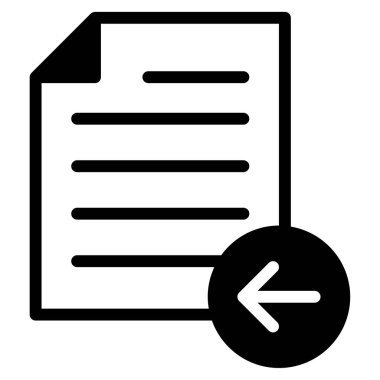 Veri Simgesi Al, Beyaz Arkaplanda Basit Vektör İllüstrasyonu 