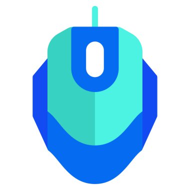 Fare Simgesi, Beyaz Arkaplanda Basit Vektör İllüstrasyonu 