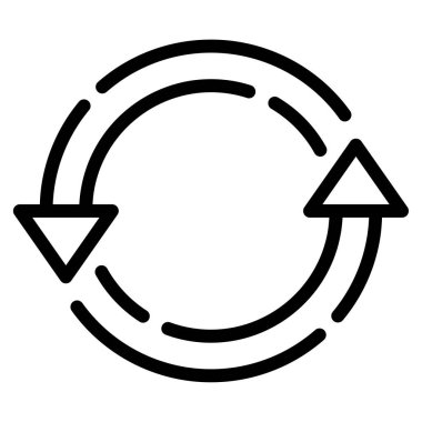 Simgeyi Tazele, Beyaz Arkaplanda Basit Vektör Resimleri 