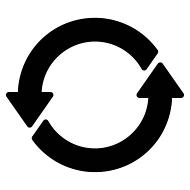 Simgeyi Tazele, Beyaz Arkaplanda Basit Vektör Resimleri 