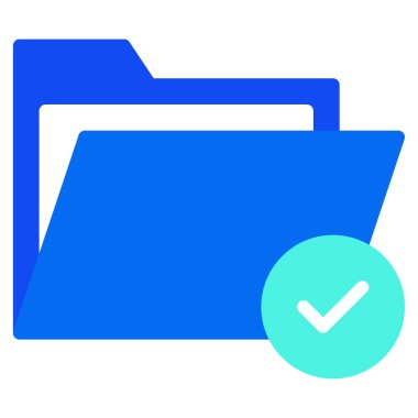 Beyaz Arkaplan Üzerine Tamamlanmış Simge, Basit Vektör Resimleri Yükle