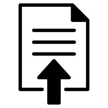 Beyaz Arkaplanda Simge Gönderiliyor, Basit Vektör İllüstrasyonu