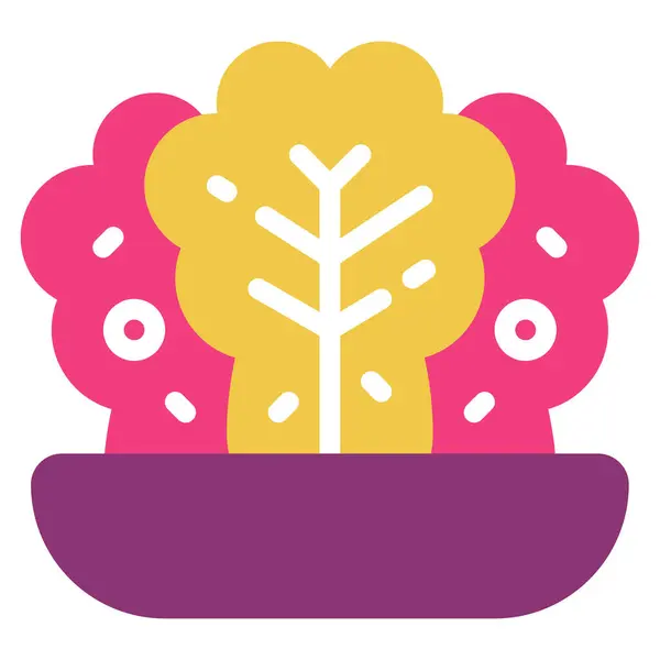 Kimchi Simgesi, Beyaz Arkaplan Basit Vektör İllüstrasyonu 