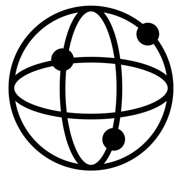 beyaz arkaplanda ağ simgesi, basit vektör illüstrasyonu 