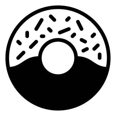 Serpiştirme Simgesi, Beyaz Arkaplanda Basit Vektör İllüstrasyonu   