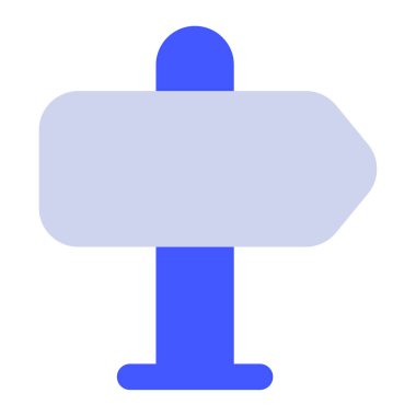 Yol Gezisi Simgesi, Beyaz Arkaplanda Basit Vektör İllüstrasyonu