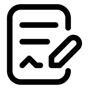 Anlaşma Simgesi, Beyaz Arkaplanda Basit Vektör İllüstrasyonu