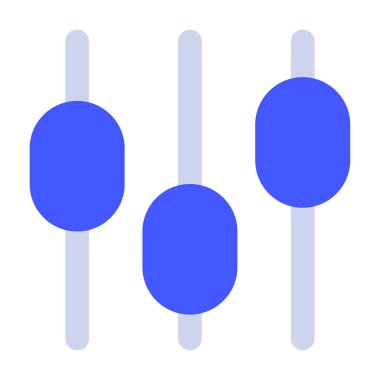 Filtre Simgesi, Beyaz Arkaplanda Basit Vektör İllüstrasyonu