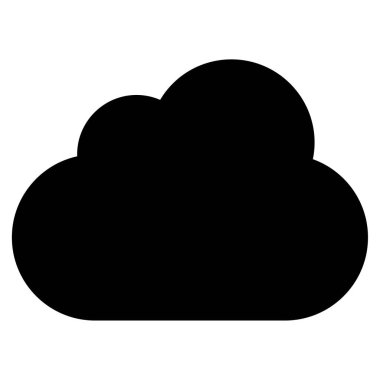 Hava Simgesi, Beyaz Arkaplanda Basit Vektör İllüstrasyonu