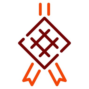  Beyaz Arkaplanda Simge, Basit Vektör İllüstrasyonu